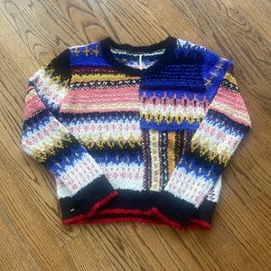 Free People Size L Multi colored soft sweater